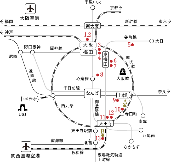 店舗案内MAP